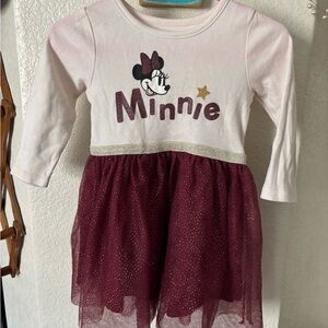 Disney Baby Cream and Gray Outfit